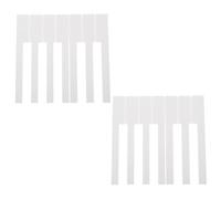 HAMPPLIES Kit 52 Pezzi Keytops Design Creativo e Funzioni Pratiche in Acrilico Bianco per Riparazione Tastiera Pianista per Pianoforte