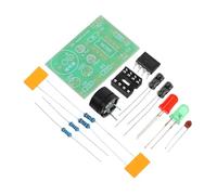 HAMPPLIES Kit Elettronico Ne555 Circuito Astabile Timer 555 Doppio LED Flash, Scheda Pratica Saldatura Fai da Te per Formazione Elettronica, Set 3 Pezzi per Apprendimento e Progetto DIY