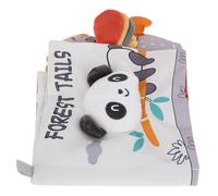 HAMPPLIES Libro da Bagno per Tessuto Gioco Sensory Crinkle Book Libri Educativi per Sviluppo Infantile Design Nordico Elegante Sicuro e Resistente per Momenti di Gioco Interattivo