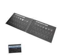 HAMPPLIES Libro per Pratica Nail Art con Vari Tipi di Unghie da Disegno Quaderno Vuoto per Manicure Creativa Strumento di Apprendimento per Principianti e Professionisti della Decorazione