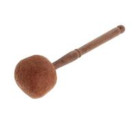 HAMPPLIES Mallet per Campana Tibetana in Lana Feltro Morbido Bastone Battente Portatile per Accessorio Suono di Meditazione e Yoga Strumento Artigianale per Cerimonie Buddhiste