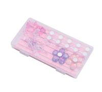 HAMPPLIES Manicure Unghie Supporto per Pittura Unghie Espositore per Nail Art Supporto per Finte con Scatola per Esercitarsi in Nail Art Materiale Resistente