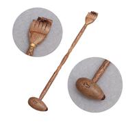 HAMPPLIES Martello da Massaggio in Legno Doppia Estremità Grattaschiena Integrato, Strumento per Massaggio Corpo, per Fitness e Salute Stili multipli