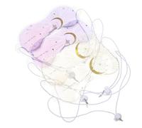 HAMPPLIES Maschere Rinfrescanti Per Occhi Riutilizzabili in Pvc, Set 4 Pezzi, Cuscinetti Estivi Per Impacco Di Ghiaccio, Blocco Luce e Sollievo Affaticamento Per Casa, Viaggi e Ufficio