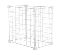 HAMPPLIES Organizer a Sospensione per Congelatore a Pozzetto 32x21.5x32cm, Cestino Metallico per Separazione Alimenti, Scaffale Interno Resistente per Cucina e Uso Commerciale