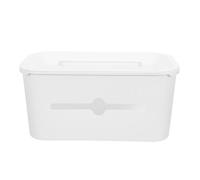 HAMPPLIES Organizer Appendibile per Culla e Bianco 3in1 con Coperchio, Design e Salvaspazio per Nursery e Camera, Dimensioni 26x16,8x12,5cm in Pp