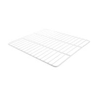 HAMPPLIES Organizer per Congelatore a Pozzetto in Metallo 45x40 Cm, Divisorio per Cestello Congelatore Regolabile senza Protezione, Scaffale Griglia Bianco per Conservazione Alimenti e Uso