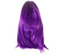 HAMPPLIES Parrucca a Caschetto Da Donna Sfumata Viola, Parrucca Sintetica Cosplay Corta Dritta, Chioma Caschetto Sfumato Morbidi Traspiranti Riutilizzabili Per Feste e Halloween