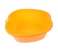 HAMPPLIES Pediluvio Ispessito con Massaggio Vaschetta per Bagno Piedi in Resistente Stimola Acupressione per Casa e Outdoor Catino Lavapiedi Confortevole e Facile