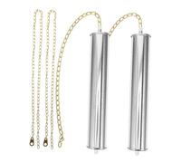 HAMPPLIES Peso in Ferro per Orologio Pendolo da Parete Decorativo e Funzionale con Catena Metri e Ganci Ricambio per Orologi da Parete e Orologi Pendolo Accessorio per Decorazione Interni