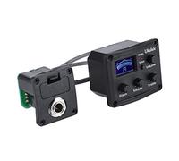 HAMPPLIES Pickup Eq per Ukulele con Display LCD Equalizzatore Bande Controllo Volume e Sintonizzatore Digitale Accessorio per Musicisti e Appassionati Ukulele