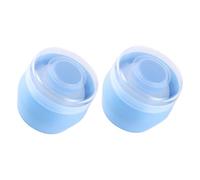 HAMPPLIES Piumino da Cipria per Bambini 2 Pezzi con Contenitore Resistente e Soffio Setaccio, Adatto per Applicazione Uniforme di Talco su Pelle Delicata, per Viaggi e Uso Quotidiano