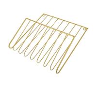 HAMPPLIES Portariviste da Parete Metallo Minimalista Organizer File Robust con Fissaggio Semplice Supporto Documenti e Mail e Ufficio