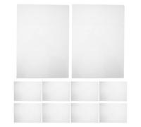 HAMPPLIES Proteggi Spartiti Musicali Trasparente 50 Pezzi, Buste di Plastica per Raccoglitori e Cartelle di Archiviazione, Antipolvere e Resistente per Musicisti e Studenti