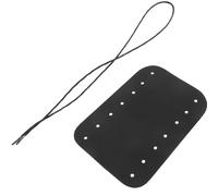 HAMPPLIES Protezione per Corno Francese in Pu Nero, Poggiamani Antiscivolo con Tracolla, Presa Comoda e Difesa Contro L’usura per Strumenti Musicali