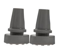 HAMPPLIES Protezione Punta in Gomma per Stampelle 19mm, Set 2 Pezzi Antiscivolo per Bastoni da Trekking e Escursionismo, Accessori Sostitutivi per Bastoni da Montagna, per Terreni Duri