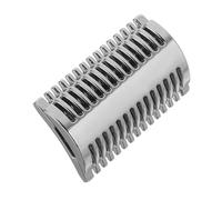 HAMPPLIES Rasoio Di Sicurezza Testa in Lega Di Zinco Testa Rasoio Doppia Pettine Aperto Strumento Di Rasatura Robusto in Metallo Senza Testina Adatto Per Manici