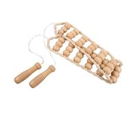 HAMPPLIES Rullo Massaggiante in Legno Bastoncino Muscolare Manuale, Strumento Per Massaggi Alla Schiena e Gambe, Impugnatura Ergonomica Per Massoterapia Domestica, Sollievo e Rimodellamento Muscolare