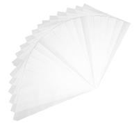 HAMPPLIES Sacchetti per Malta Bianco 100 Pezzi in Ldpe Alta Resistenza e Buona Tenacità per Stuccatura Fughe Piastrelle e Lavori di Impermeabilizzazione