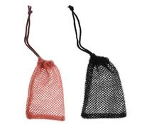 HAMPPLIES Sacchetti Per Sapone in Nylon 2 Pezzi Rete Schiumogena Portatili, Sacchetti Per Saponetta Esfolianti Leggeri e Adatti a Tutta La Famiglia Per Viaggi e Cura Della Pelle