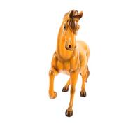 HAMPPLIES Salvadanaio Cavallo Resina Decorativo Scultura Creativa Cavallo Zodiacale Contenitore Risparmio Denaro per Casa e Ufficio Simbolo Successo e Buona Fortuna