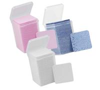 HAMPPLIES Salviette per Bottiglie di Colla per Ciglia, 3 Bottiglie da 200 Pezzi, Dischetti in Cotone per Pulizia Colla, Facili da Usare per Bellezza Unghie e Uso Domestico