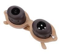 HAMPPLIES Scatola Portatile per Moxibustione Supporto per Bruciatore per Moxa Occhiali per Moxa per Uso Domestico Impacco Caldo Essenziale per Quotidiana degli Occhi
