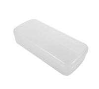 HAMPPLIES Scatola Sterilizzatrice Trasparente a Doppio Livello per Strumenti Unghie Organizer Resistente e Visibile per Manicure Custodia Pulizia e Immersione Accessori Nail Art per Salone e