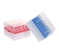 HAMPPLIES Scatole di Conservazione per Tubi Congelati 2 Pezzi, Contenitori in Pp Design Multi-scomparto per Proteggere e Organizzare Tubi Reagenti in Laboratorio Colore Colore Casuale