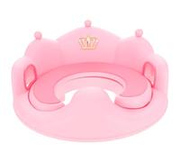 HAMPPLIES Sedile Wc per Unisex con Cuscino Morbido e Design Antiscivolo Riduttore Grande per Vasino e Addestramento al Servizio Igienico Facile da Pulire Colore Rosa per Casa e Viaggio