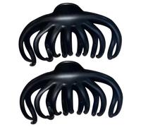 HAMPPLIES Set 2 Fermagli Per Chioma Vintage in Stile Francese, Grandi Clip Ad Artiglio Effetto Tartaruga, Accessori Per Chioma Spessi e Raccolti Eleganti