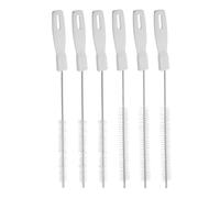 HAMPPLIES Set 6 Spazzole per Piedi Manico, Setole Morbide e Dure per Esfoliazione e Pulizia degli Spazi le Dita, Detergente Portatile per Doccia e Bagno Quotidiano