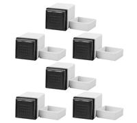 HAMPPLIES Set 6 Timbri Accordi per Chitarra e Ukulele in Gomma Autoinchiostrante, Strumento Portatile per Esercizi e Composizione Musicale, Supporto Didattico per Chitarristi