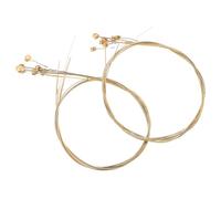 HAMPPLIES Set da 2 Corde di Ricambio in Acciaio per Arpa Lira a 7 Corde Accessori in Metallo per Riparazione Adatto per Arpa da Tavolo e Principianti