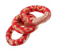 HAMPPLIES Set da 3 Cuscini per Ciotola Tibetana in Cotone 10 Cm Rosso, Supporto per Ciotola Sonora Buddista da Meditazione, Portaciotole Decorativo Leggero e Trasportabile per Pratiche