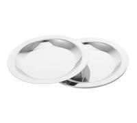 HAMPPLIES Sottobicchieri in Acciaio Resistenti al Calore 5 Pezzi, Rotondi, Multifunzione per Bottiglie di Vino e Tazze da Tè, per Protezione Superfici Domestiche