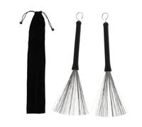 HAMPPLIES Spazzola in Filo D'acciaio Per Set Di Batteria Sacchetto Pulizia Professionale Accessori Speciali Per Batteria Jazz Metodo Di Utilizzo Semplice