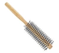 HAMPPLIES Spazzola Rotonda Per Asciugatura Phon Piccola Pettine in Legno Spazzola Per Styling Phon Per Capelli Ricci Per Arricciare i Capelli