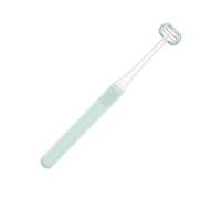 HAMPPLIES Spazzolino da Denti Manuale Tre Lati per Pulizia Orale Setole Morbide, Spazzolino Extra per Adulti, Ergonomico e Portatile per Casa, Viaggio e Ospedale