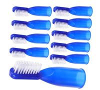 HAMPPLIES Spazzolino da denti per uso in prigione, in plastica, 10 pezzi, piccolo spazzolino da denti con setole morbide per una pulizia sicura dei denti e una facile applicazione nella giustizia