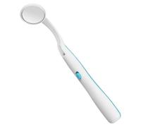 HAMPPLIES Specchio per Ispezione con Luce LED Blu Strumento per Cura Orale per Controllo Tartaro e Carie Adatto e Dentisti