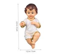 HAMPPLIES Statuetta Gesù in Resina Decorazione Religiosa Piccola per e Casa Santa per