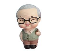 HAMPPLIES Statuette Resinati Decorativi per Torte Figurine Anziani Leggere e Compatte Topper per Compleanni e Feste Adornamento Festa Della Nonna Decorazione Interni