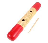 HAMPPLIES Strumento Musicale Educativo Guiro Rana Legno con Bacchette per Ritmo Strumento Percussione Orff per Classi e Apprendimento