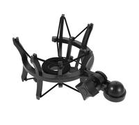 HAMPPLIES Supporto Antiurto per Microfon Plastica Foro da Regolabile Supporto Antivibrazione per Registrazione Streaming Live e Podcasting Design Portatile per Registrazione in Studio Loco