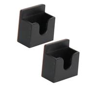 HAMPPLIES Supporto Per Microfono Radio Cb Con Clip Da Cintura e Adesivo Gancio Per Microfono Wireless Installazione Facile e Resistente Set Da 2 Pezzi Per Radioamatori e Auto