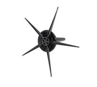 HAMPPLIES Supporto Portatile a 5 Gambe in Lega di Zinco e Abs Nero, Design Salvaspazio per Clarinetto e Tromba per Ogni Luogo