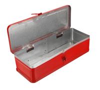 HAMPPLIES Valigetta Porta Attrezzi in Ferro Rinforzato Scatola Organizzatore Strumenti Robusta e Portatile per Meccanici e Uso Stoccaggio Heavy Duty Design Elegante e Resistente