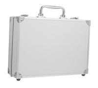 HAMPPLIES Valigetta Portautensili in Alluminio con Fodera in Spugna Custodia Portatile Resistente per Strumenti Documenti e Hardware Design e Compatto per Uso Quotidiano