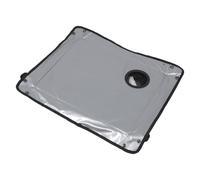 HAMPPLIES Vassoio Portatile per Deambulatore con Portabevande in Plastica Antiscivolo, Supporto Ergonomico per Anziani, Adatto per Uso Interno ed Esterno